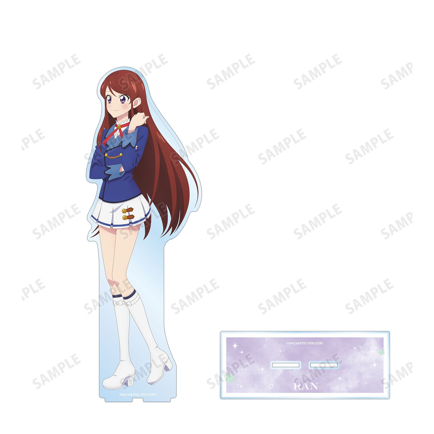 アイカツ! 10th STORY ～未来へのSTARWAY～ 描き下ろし 紫吹 蘭 歩みver. 特大アクリルスタンド 画像 3 | AniSmile