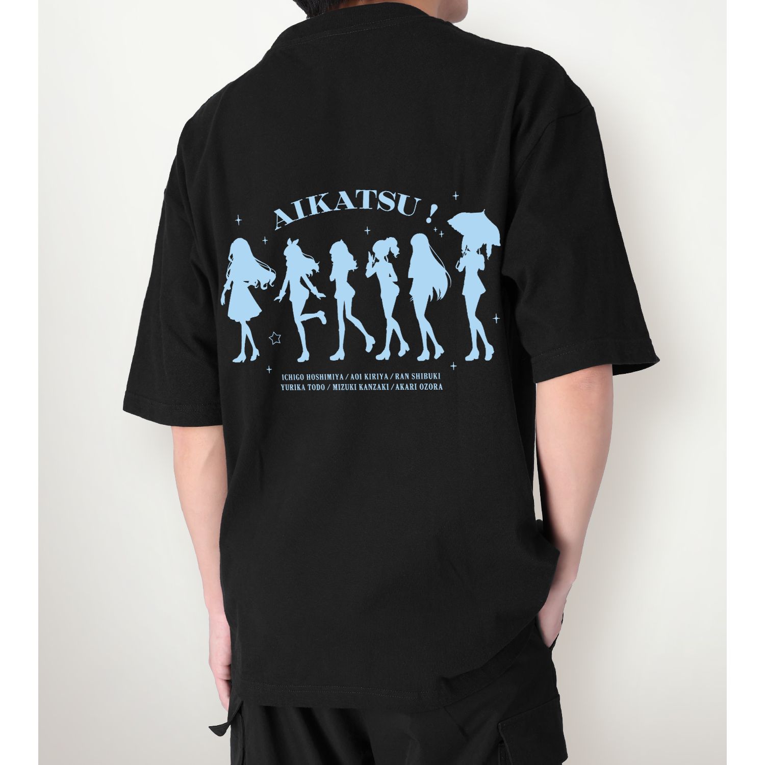 アイカツ! 10th STORY ~未来へのSTARWAY~ 描き下ろし 集合 歩みver. BIGシルエットTシャツユニセックス(サイズ/S) Image 6 | AniSmile