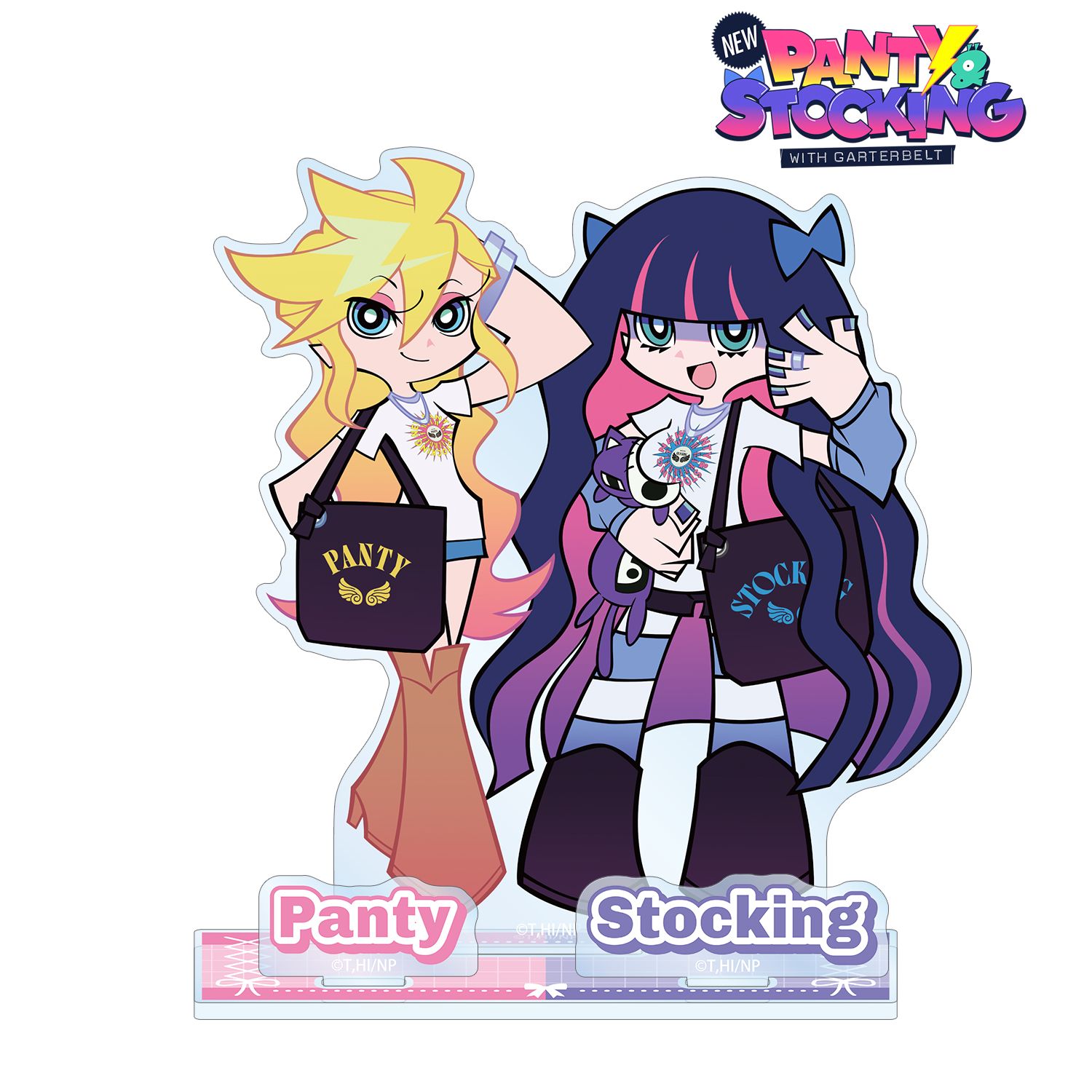 『New PANTY & STOCKING with GARTERBELT』 描き下ろし パンティ&ストッキング モデルver. パーツ付きBIGアクリルスタンド ver.A Image 2 | AniSmile