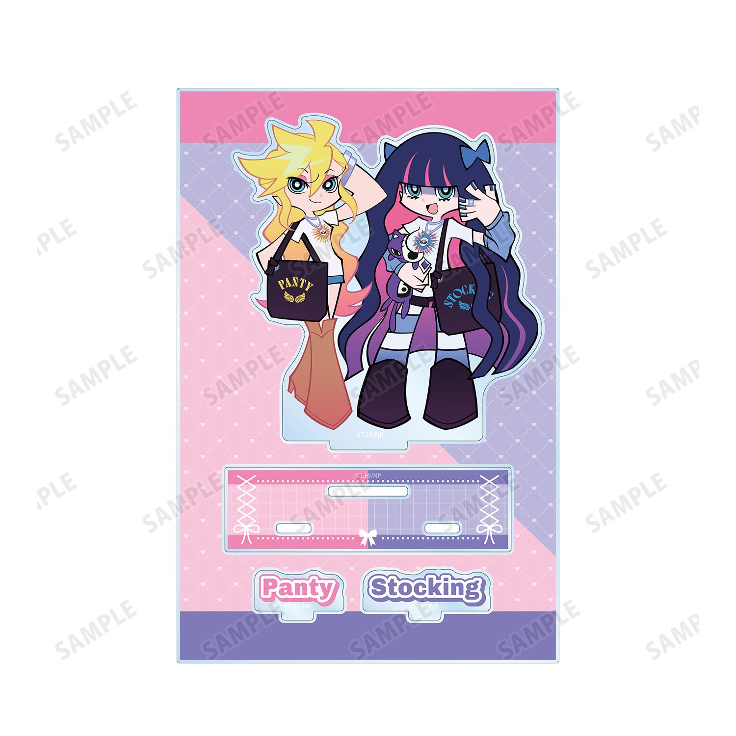 『New PANTY & STOCKING with GARTERBELT』 描き下ろし パンティ&ストッキング モデルver. パーツ付きBIGアクリルスタンド ver.A Image 3 | AniSmile