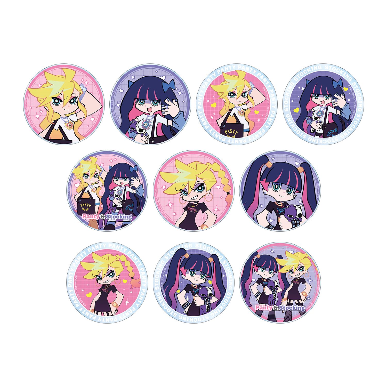 『New PANTY & STOCKING with GARTERBELT』 描き下ろし モデルver. トレーディングアクリルコースター(単位/単品) - AniSmile