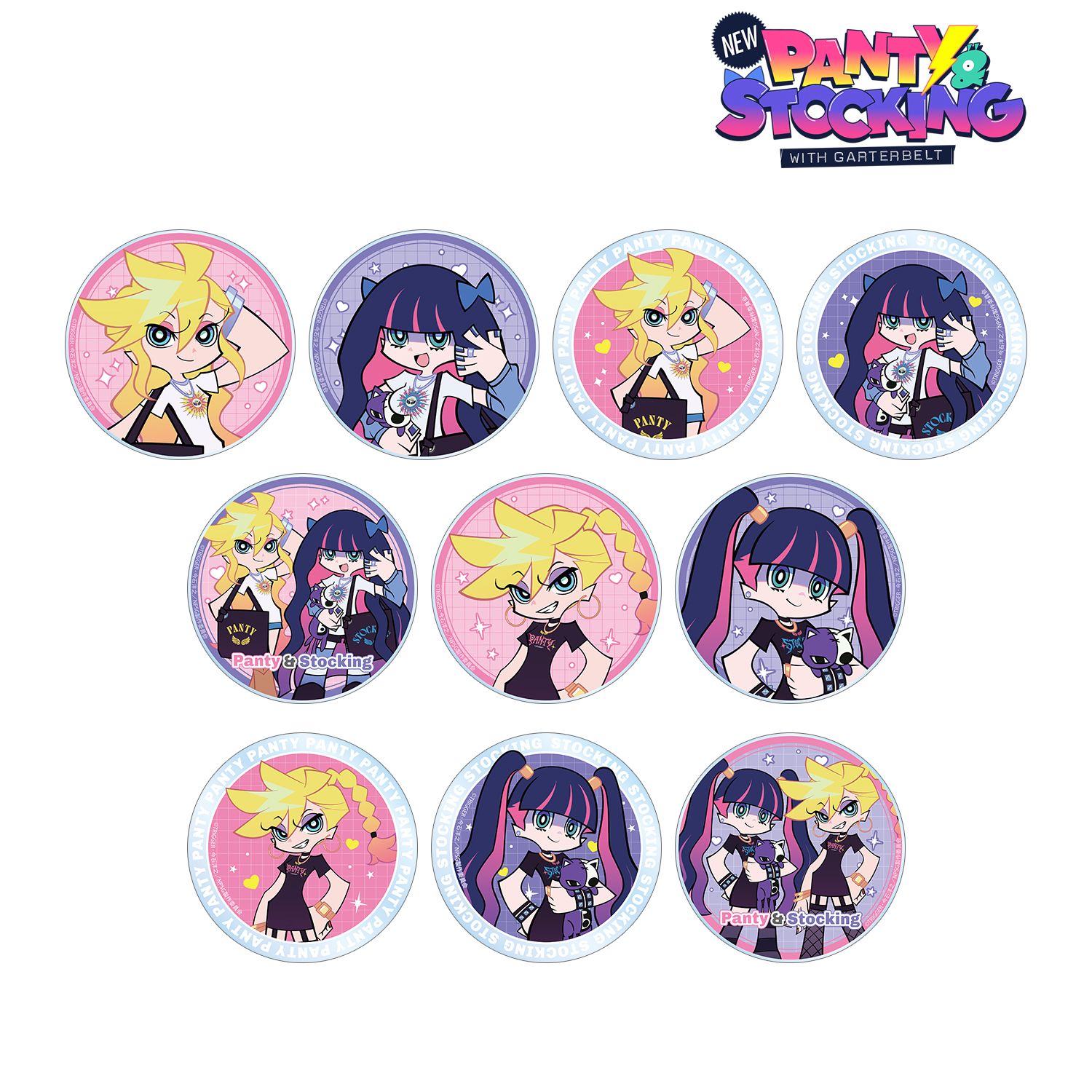 『New PANTY & STOCKING with GARTERBELT』 描き下ろし モデルver. トレーディングアクリルコースター(単位/単品) 图片 3 | AniSmile