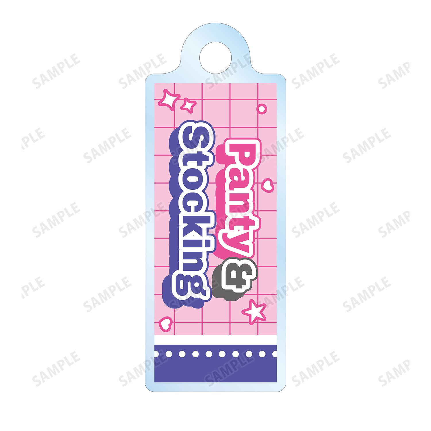 『New PANTY & STOCKING with GARTERBELT』 描き下ろし パンティ&ストッキング モデルver. 2連ワイヤーアクリルキーホルダー ver.A 画像 4 | AniSmile