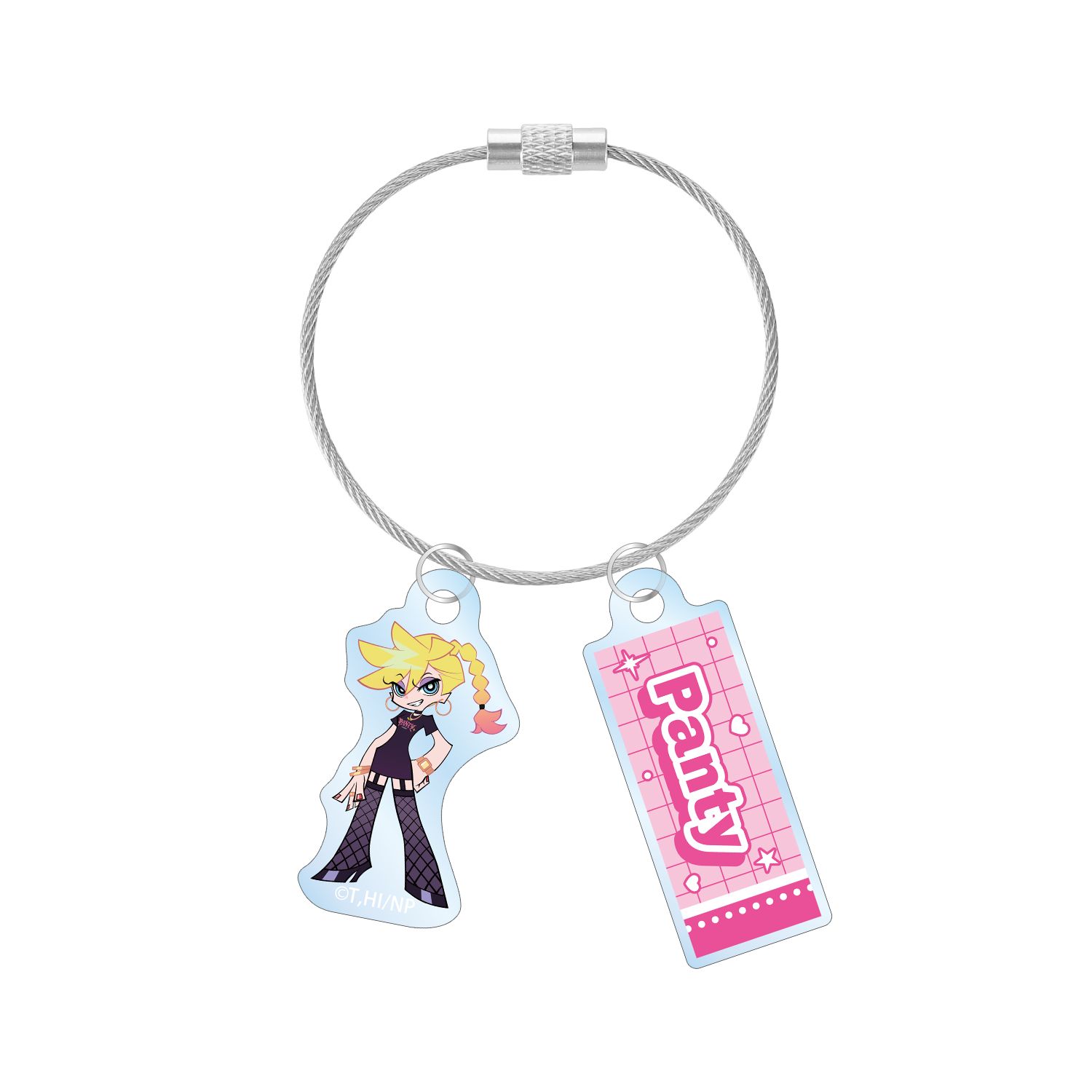 『New PANTY & STOCKING with GARTERBELT』 描き下ろし パンティ モデルver. 2連ワイヤーアクリルキーホルダー ver.B - 公式商品画像 | AniSmile