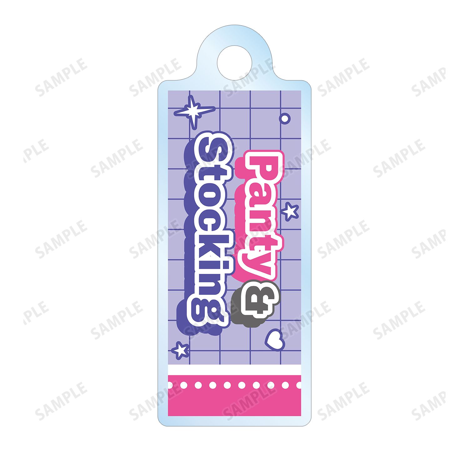 『New PANTY & STOCKING with GARTERBELT』 描き下ろし パンティ&ストッキング モデルver. 2連ワイヤーアクリルキーホルダー ver.B 画像 4 | AniSmile
