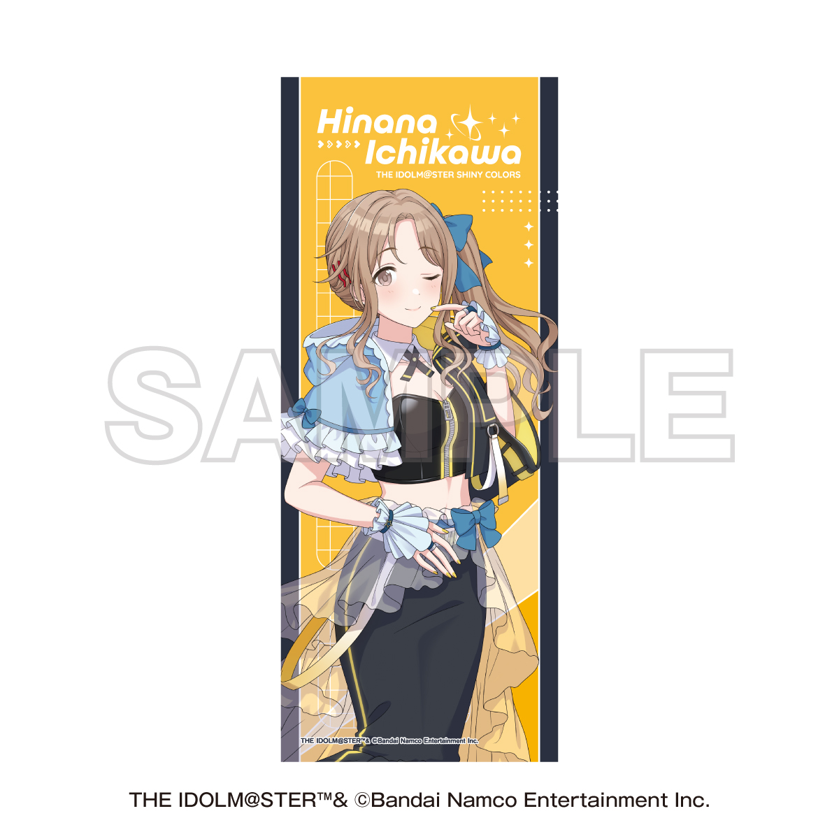 NTTドコモ×アイドルマスター シャイニーカラーズ フルグラフィックタオル 市川 雛菜 - 公式商品画像 | AniSmile