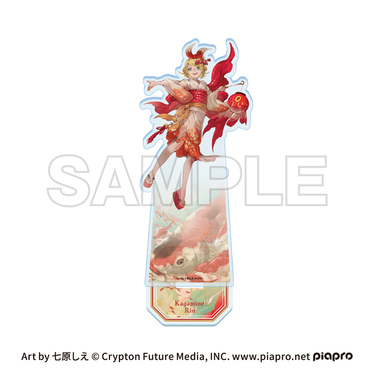 ピアプロキャラクターズ cosmetics 音彩ノ粧 アクリルスタンド 鏡音リン - 公式商品画像 | AniSmile