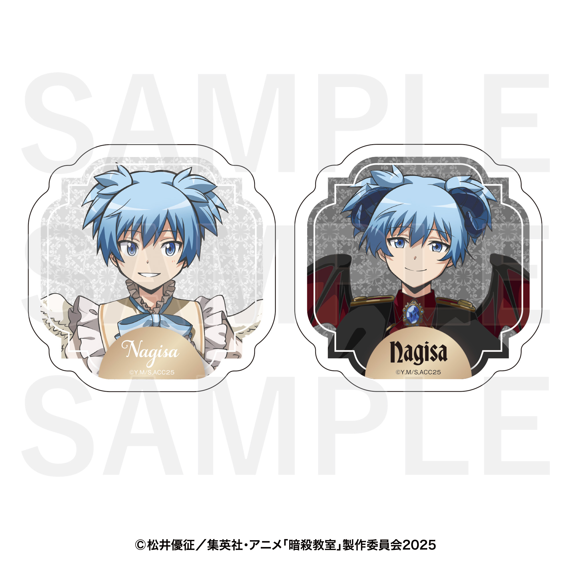 暗殺教室 Angel and Devil ダイカットステッカーセット 潮田 渚 - 官方商品图片 | AniSmile