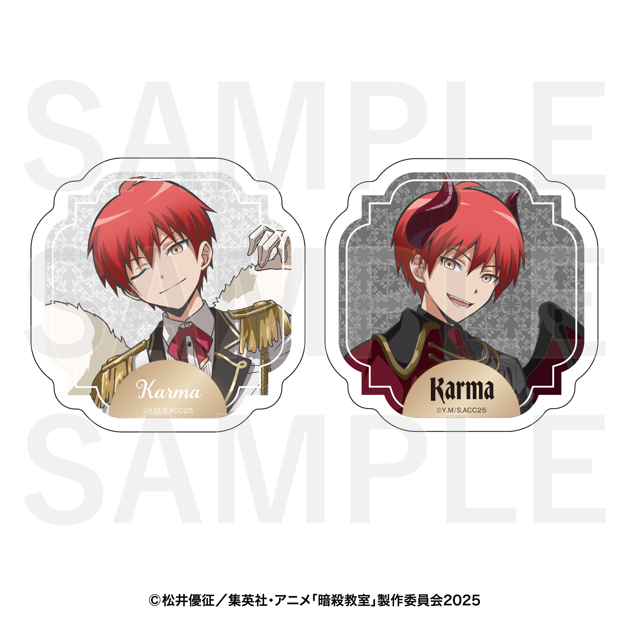 暗殺教室 Angel and Devil ダイカットステッカーセット 赤羽 業 - 公式商品画像 | AniSmile