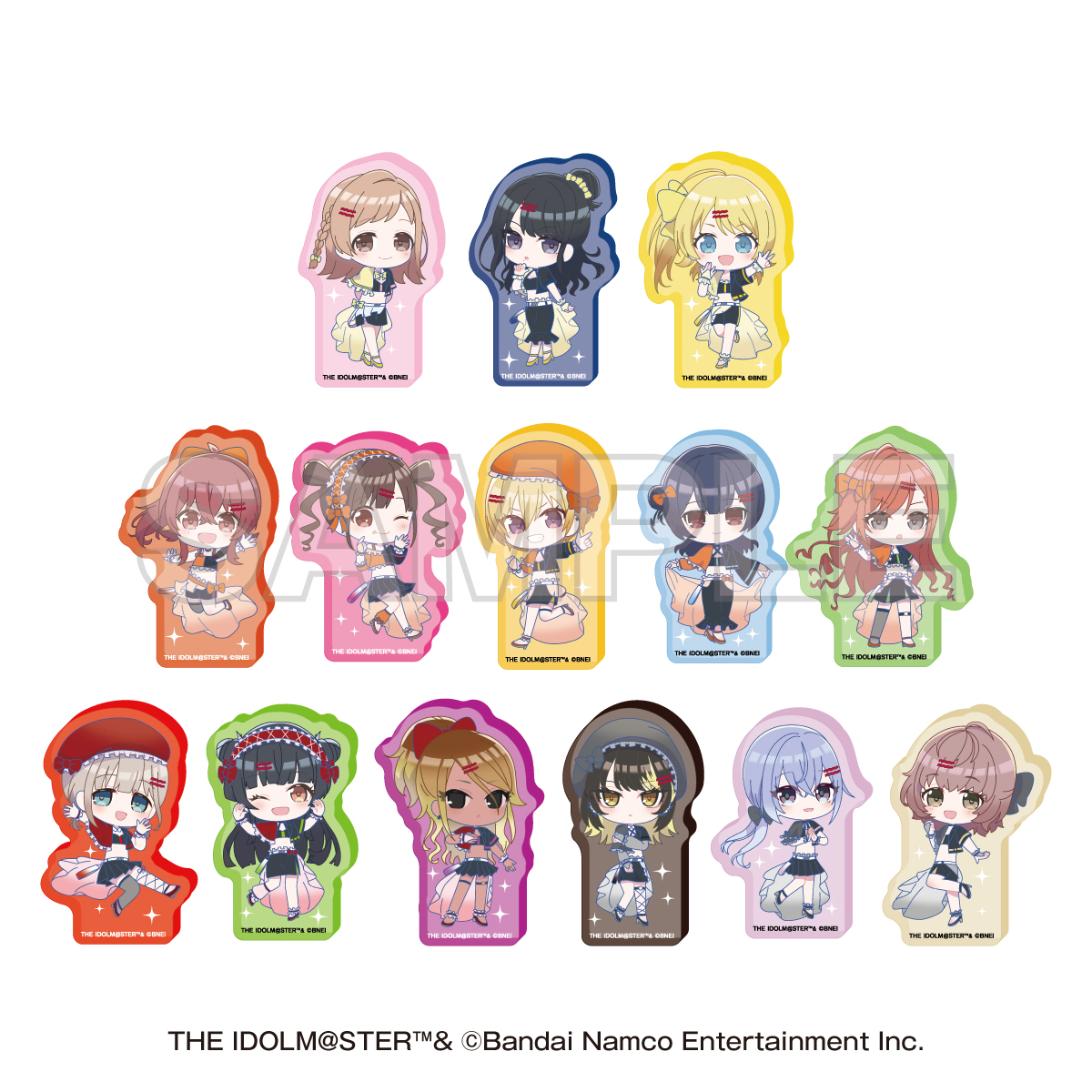 NTTドコモ×アイドルマスター シャイニーカラーズ トレーディングミニアクリルブロック (全14種) - AniSmile
