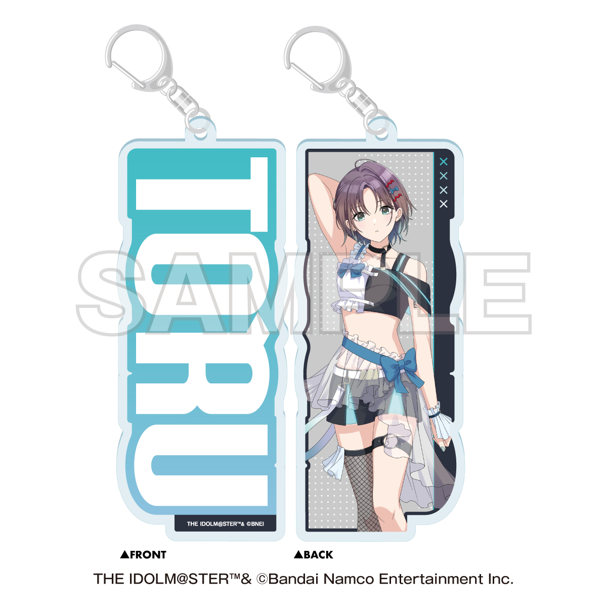 NTTドコモ×アイドルマスター シャイニーカラーズ 両面ネームキーホルダー 浅倉 透 - AniSmile