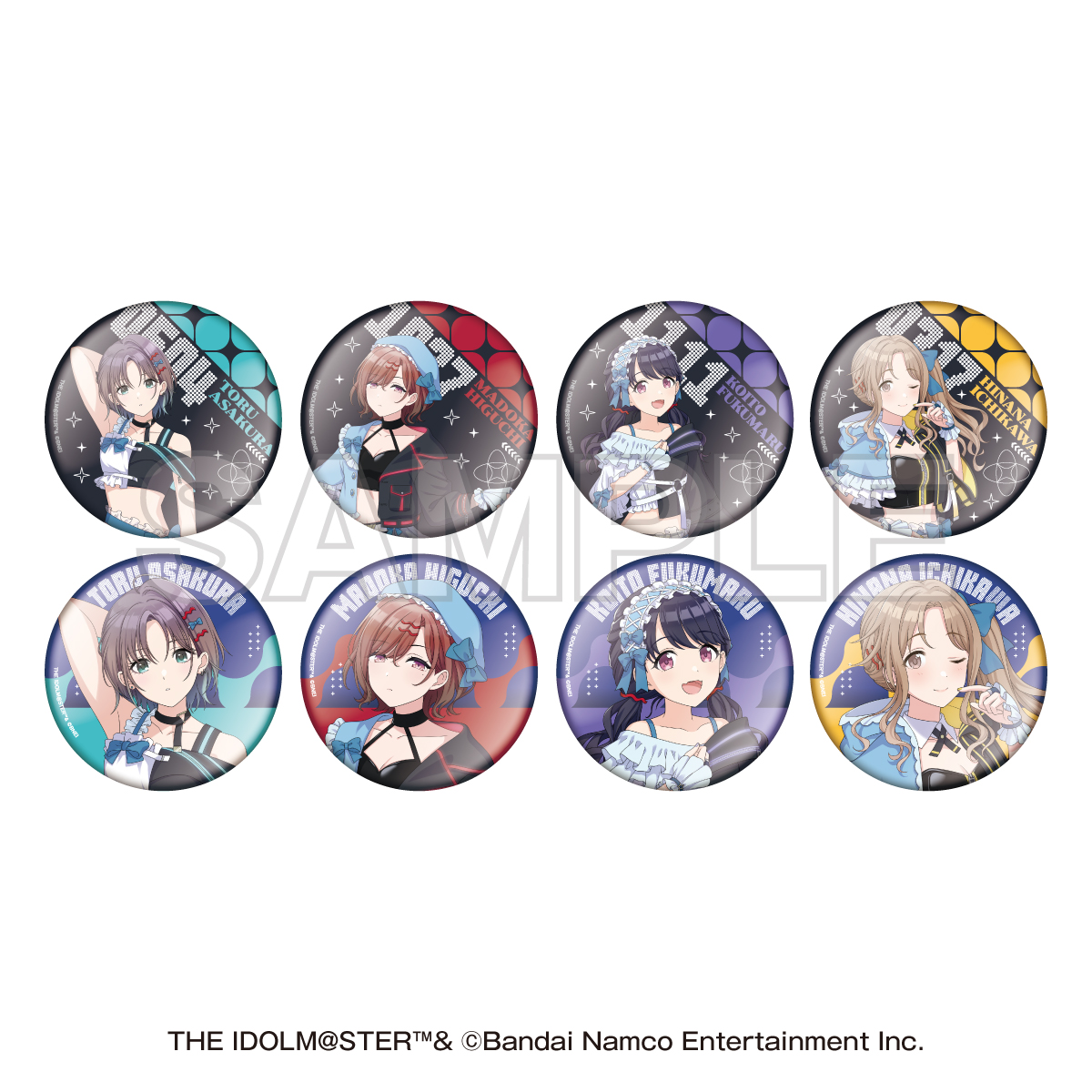 NTTドコモ×アイドルマスター シャイニーカラーズ トレーディング缶バッジ(全8種) - 公式商品画像 | AniSmile