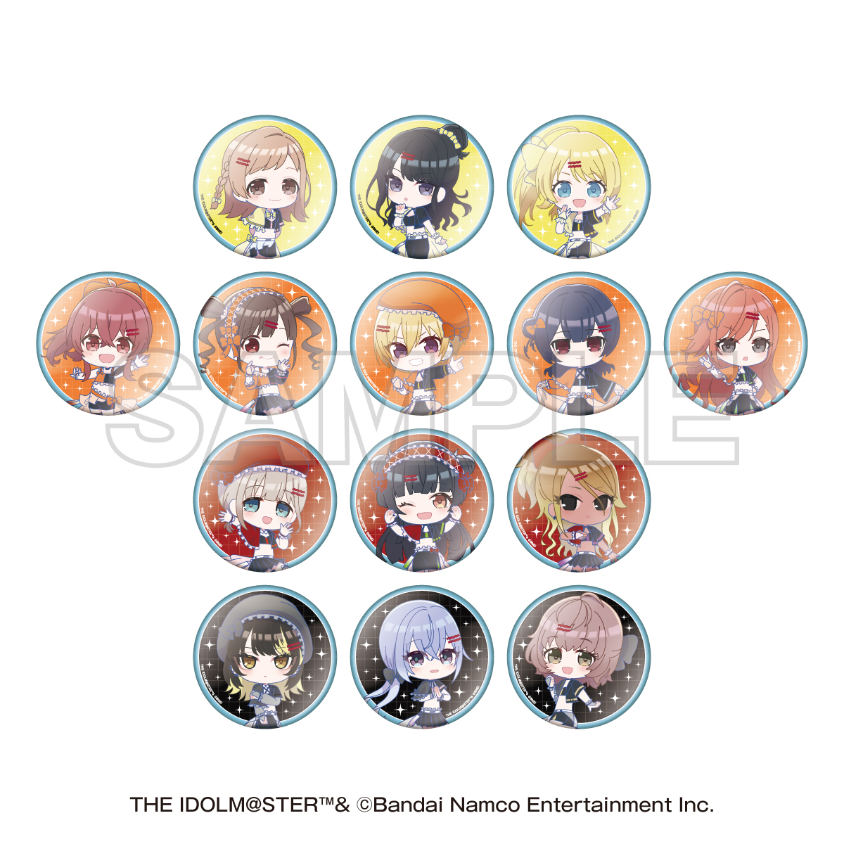 NTTドコモ×アイドルマスター シャイニーカラーズ トレーディングミニキャラ缶バッジA(全14種) - 公式商品画像 | AniSmile