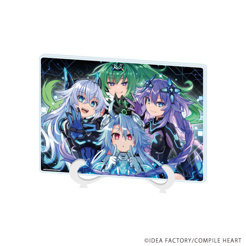 アクリルアートボード(A5サイズ)「超次元ゲイム ネプテューヌ」04/記念イラストB(公式イラスト) - 公式商品画像 | AniSmile