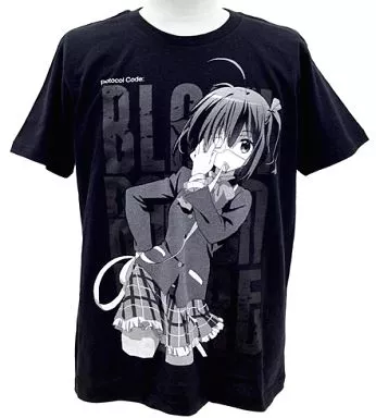 中二病でも恋がしたい! 小鳥遊六花Tシャツ/BLACK-L - 公式商品画像 | AniSmile