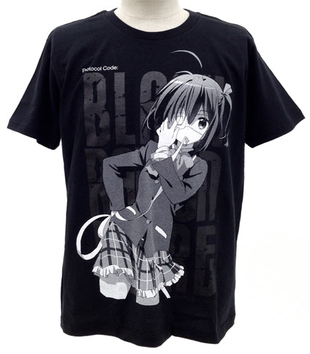 中二病でも恋がしたい! 小鳥遊六花Tシャツ/BLACK-M - 公式商品画像 | AniSmile
