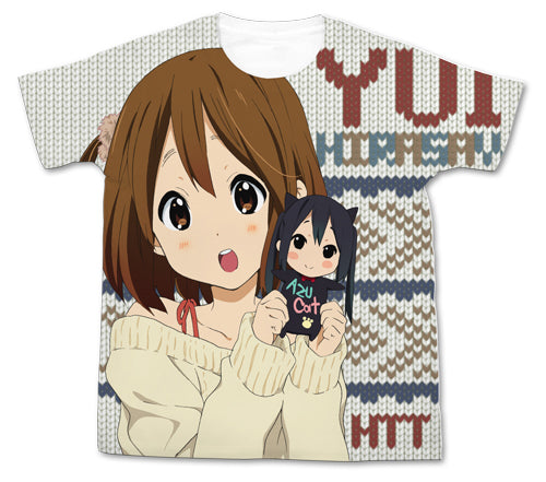 映画「けいおん!」平沢唯フルグラフィックTシャツ/WHITE-M - 公式商品画像 | AniSmile