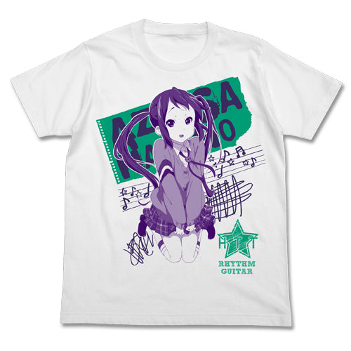 けいおん! 中野梓グラフィックTシャツ/WHITE-M - 公式商品画像 | AniSmile