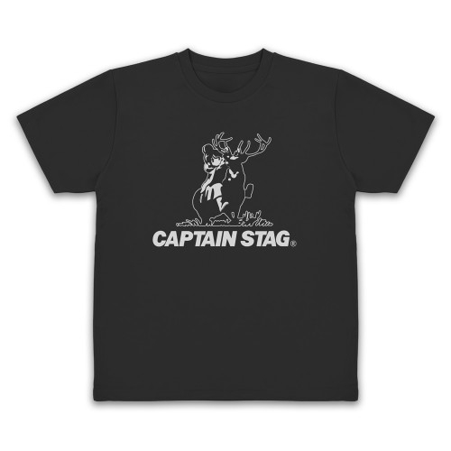 『ゆるキャン△』×キャプテンスタッグ ドライTシャツ/BLACK-L 画像 2 | AniSmile