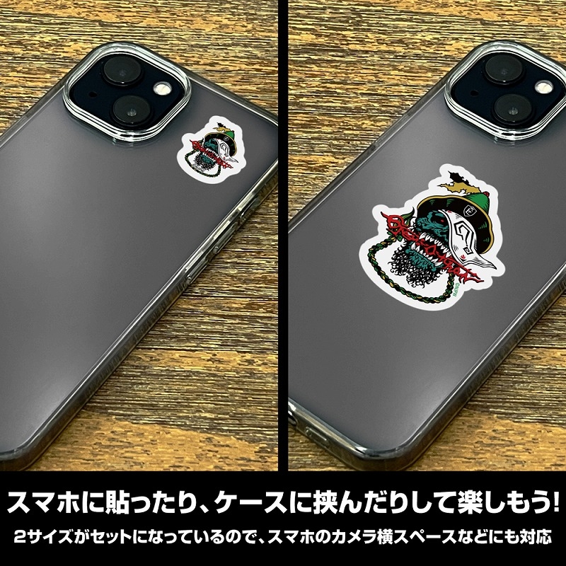 新日本プロレスリング グレート-O-カーン ドクロロゴ ミニステッカーセット 画像 4 | AniSmile