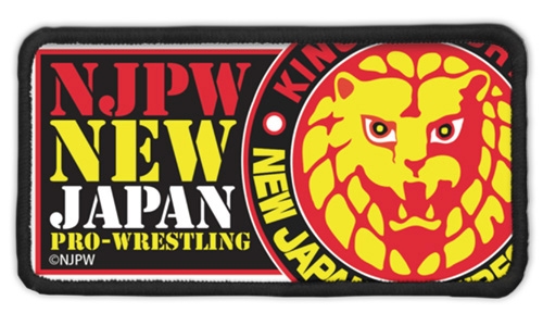 新日本プロレスリング ライオンマーク 脱着式フルカラーワッペン - 公式商品画像 | AniSmile