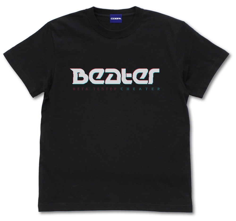 劇場版 SAO -プログレッシブ- 星なき夜のアリア ビーター Tシャツ/BLACK-S - 公式商品画像 | AniSmile