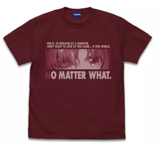 劇場版 SAO -プログレッシブ- 星なき夜のアリア アスナの決意 Tシャツ/BURGUNDY-XL - 公式商品画像 | AniSmile