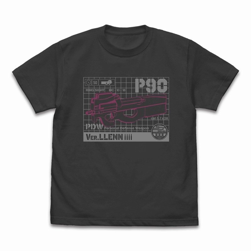 ソードアート・オンライン オルタナティブ ガンゲイル・オンラインⅡ ピーちゃん(P90) Tシャツ/SUMI-M - 公式商品画像 | AniSmile