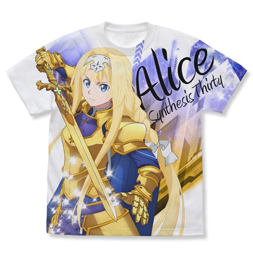 ソードアート・オンライン アリシゼーション アリス・シンセシス・サーティ フルグラフィックTシャツ/WHITE-S - 公式商品画像 | AniSmile