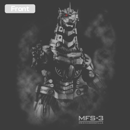 ゴジラ 3式機龍<改> Tシャツ/SUMI-S 画像 4 | AniSmile