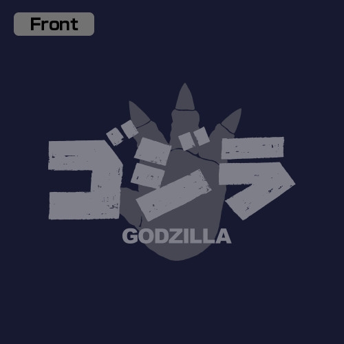ゴジラツアー ドライTシャツ/NAVY-L 画像 4 | AniSmile