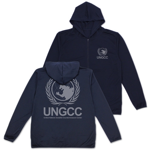 ゴジラ 国連G対策センター 薄手ドライパーカー/NAVY-XXL 画像 2 | AniSmile