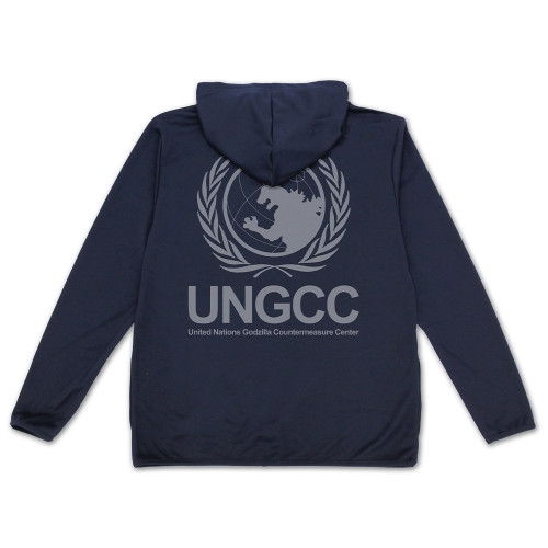 ゴジラ 国連G対策センター 薄手ドライパーカー/NAVY-XL 画像 3 | AniSmile