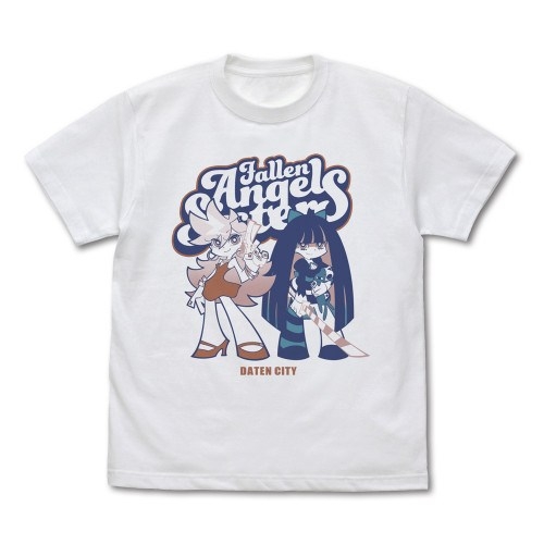 New PANTY & STOCKING with GARTERBELT パンティ&ストッキング Tシャツ/WHITE-S - 公式商品画像 | AniSmile