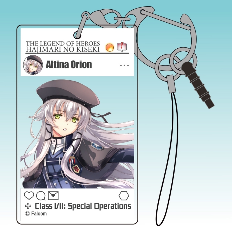 英雄伝説 創の軌跡 アルティナ・オライオン SNS風アクリルキーホルダー 画像 2 | AniSmile
