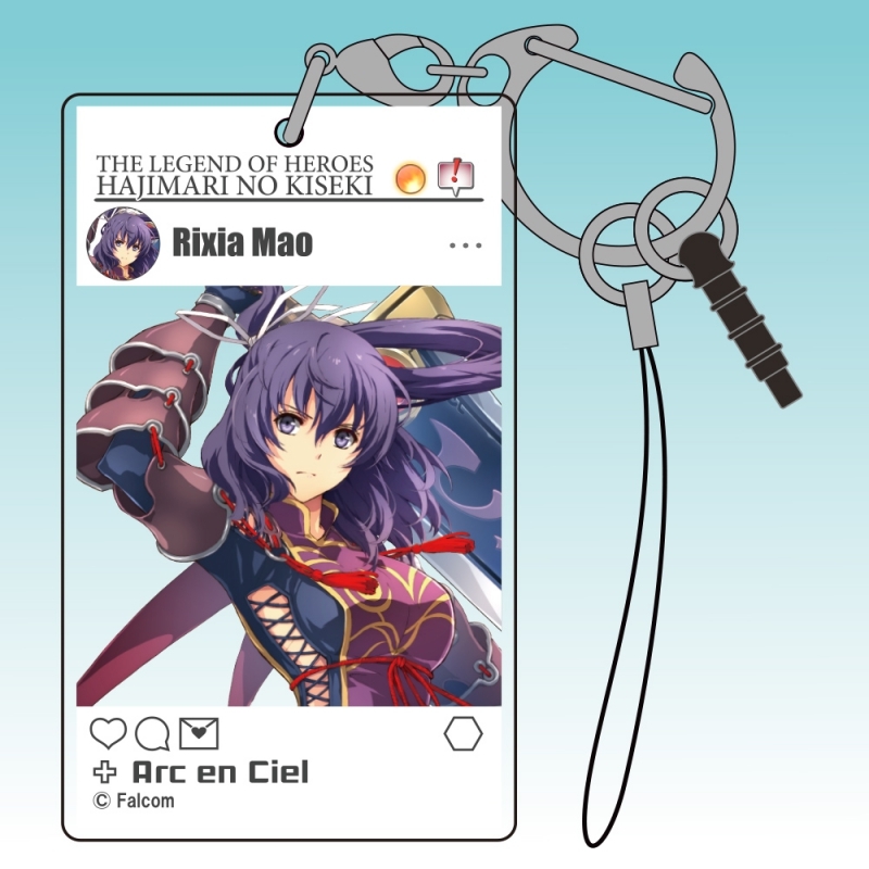 英雄伝説 創の軌跡 リーシャ・マオ SNS風アクリルキーホルダー 画像 2 | AniSmile