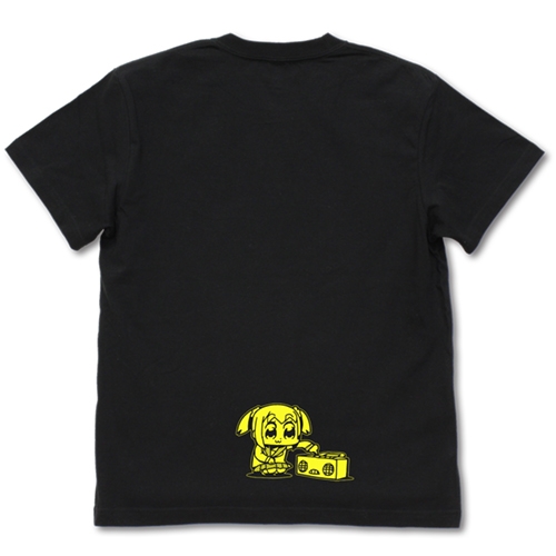 ポプテピピック EDM Tシャツ蓄光Ver./BLACK-M 画像 2 | AniSmile