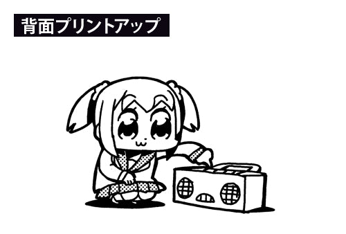 ポプテピピックEDM Tシャツ/WHITE-S 画像 3 | AniSmile