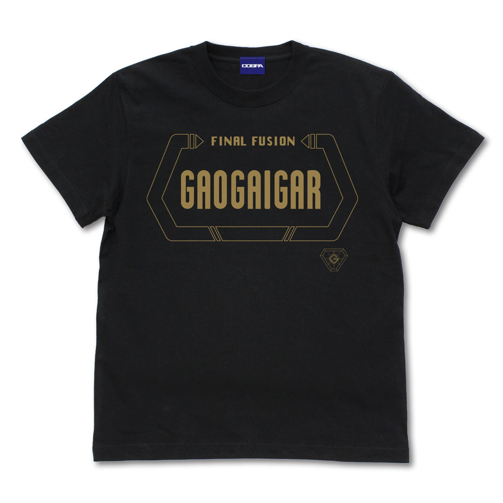 勇者王ガオガイガー ファイナルフュージョン Tシャツ/BLACK-S - 公式商品画像 | AniSmile