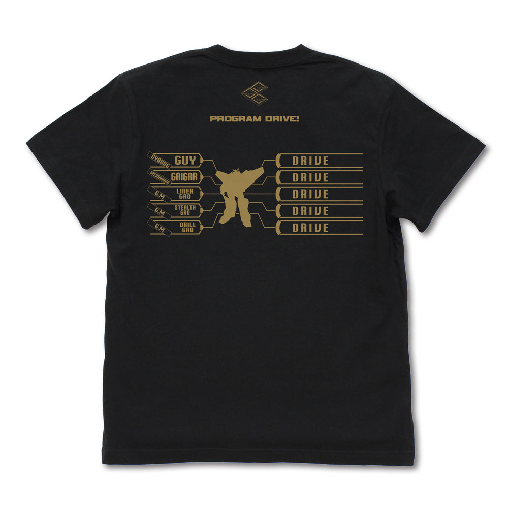 勇者王ガオガイガー ファイナルフュージョン Tシャツ/BLACK-S 画像 2 | AniSmile