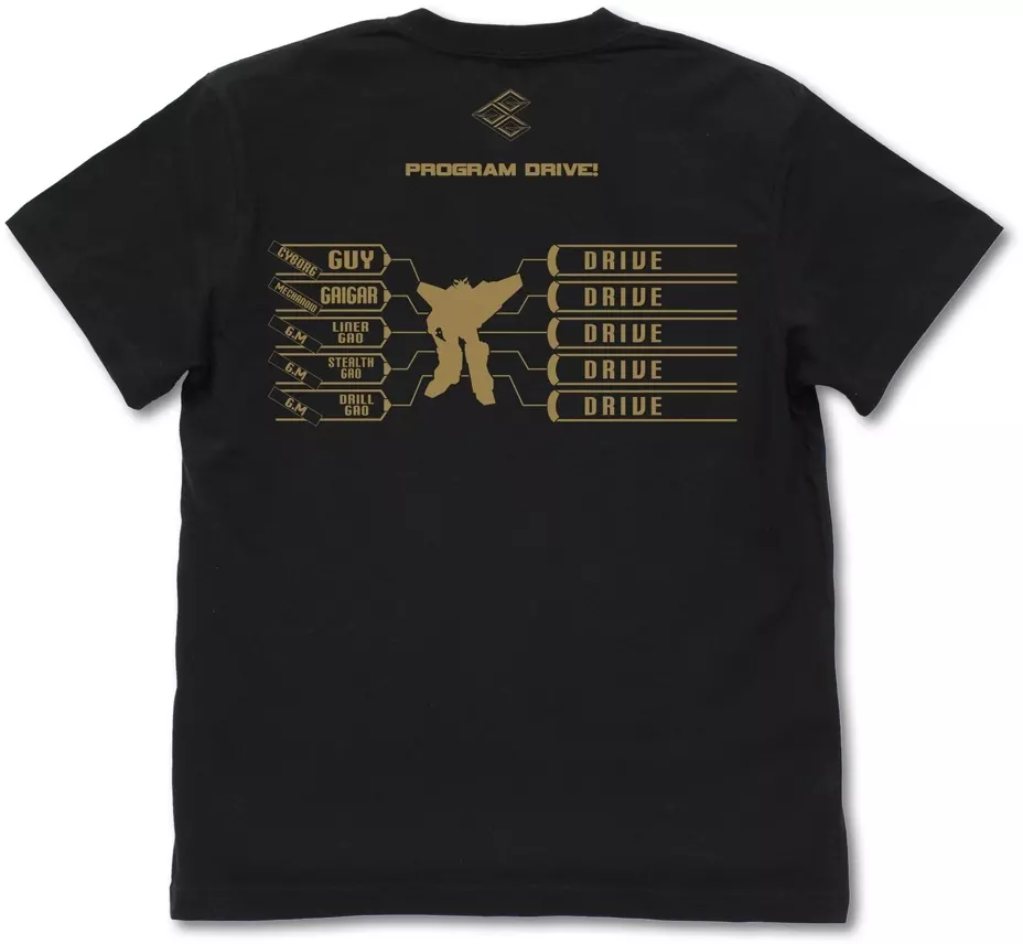 勇者王ガオガイガー ファイナルフュージョン Tシャツ/BLACK-L 画像 2 | AniSmile