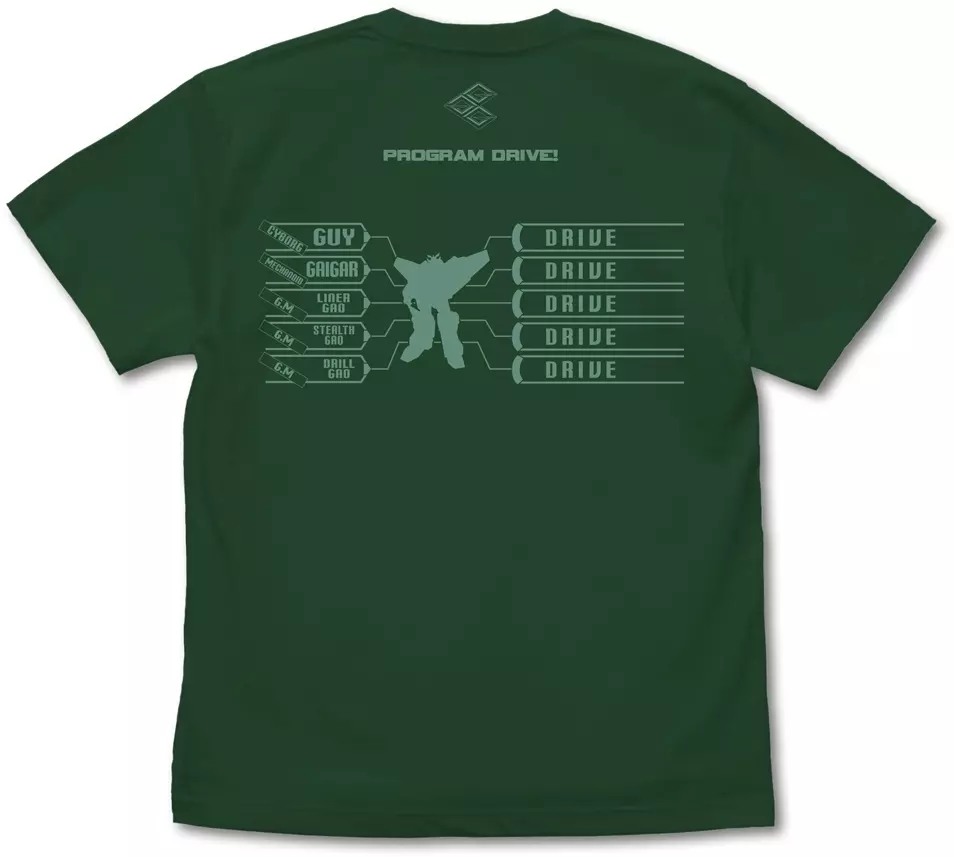 勇者王ガオガイガー ファイナルフュージョン Tシャツ/IVY GREEN-XL 画像 2 | AniSmile
