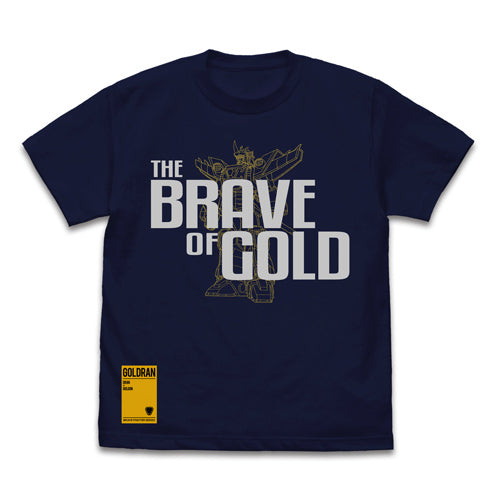 黄金勇者ゴルドラン Tシャツ/NAVY-L - 公式商品画像 | AniSmile