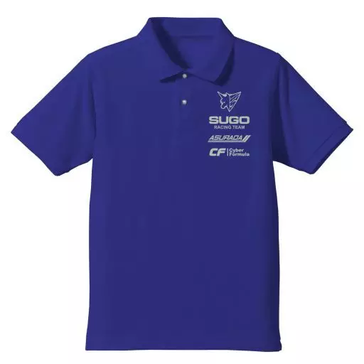 新世紀GPXサイバーフォーミュラ スゴウアスラーダ ポロシャツ/ROYAL BLUE-XL - 公式商品画像 | AniSmile
