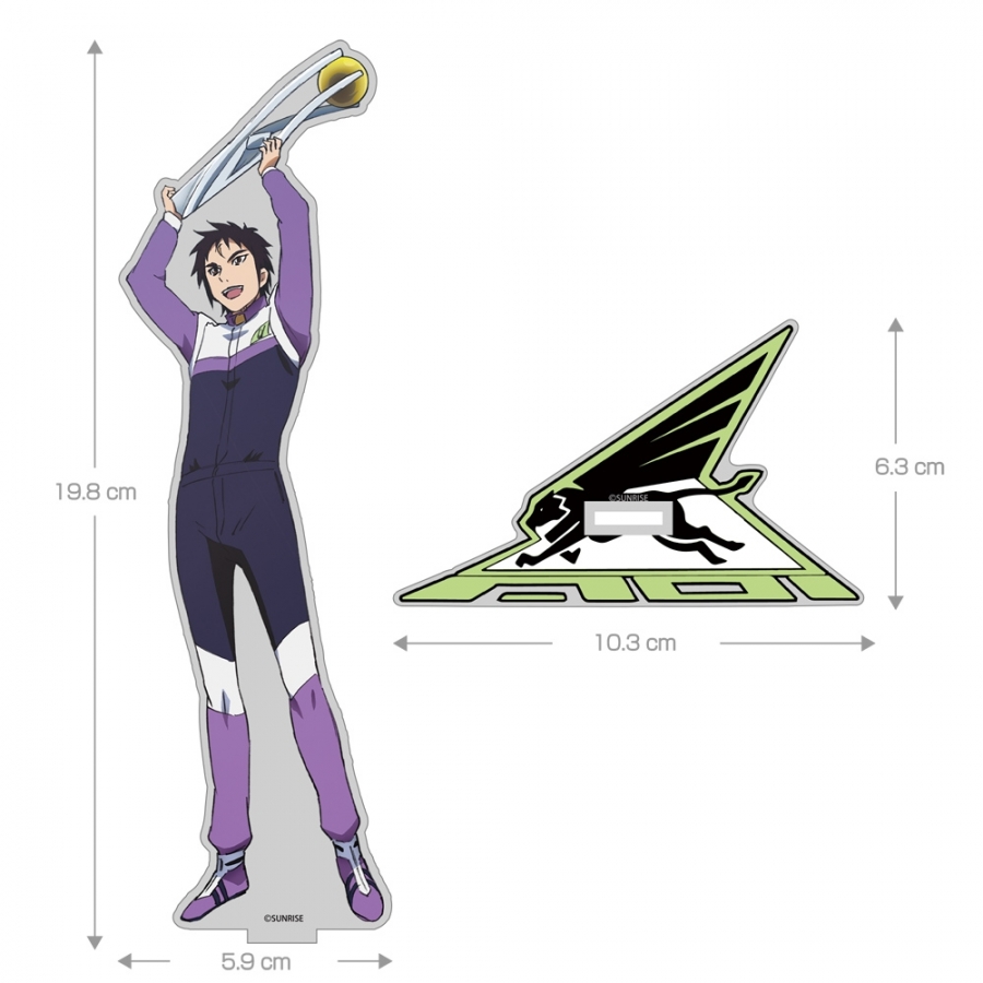 新世紀GPXサイバーフォーミュラSIN 描き下ろし ブリード加賀 アクリルスタンド(大) 画像 2 | AniSmile
