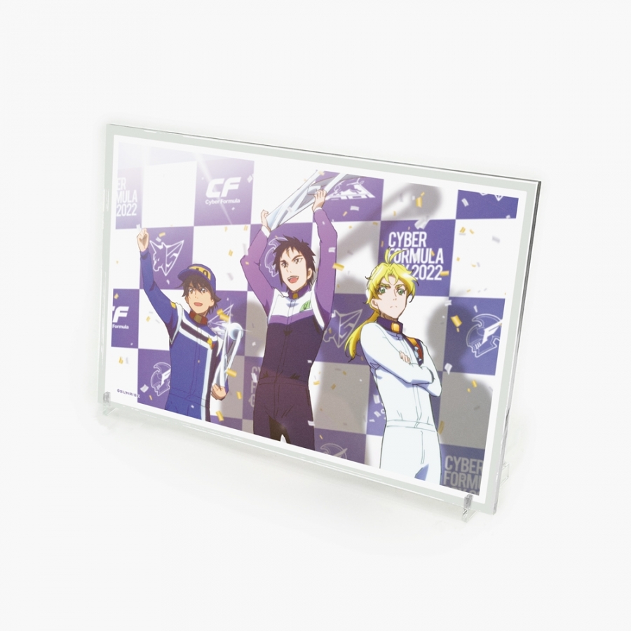 新世紀GPXサイバーフォーミュラSIN 描き下ろし 第17回WGP表彰式 アクリルアートスタンド - 公式商品画像 | AniSmile