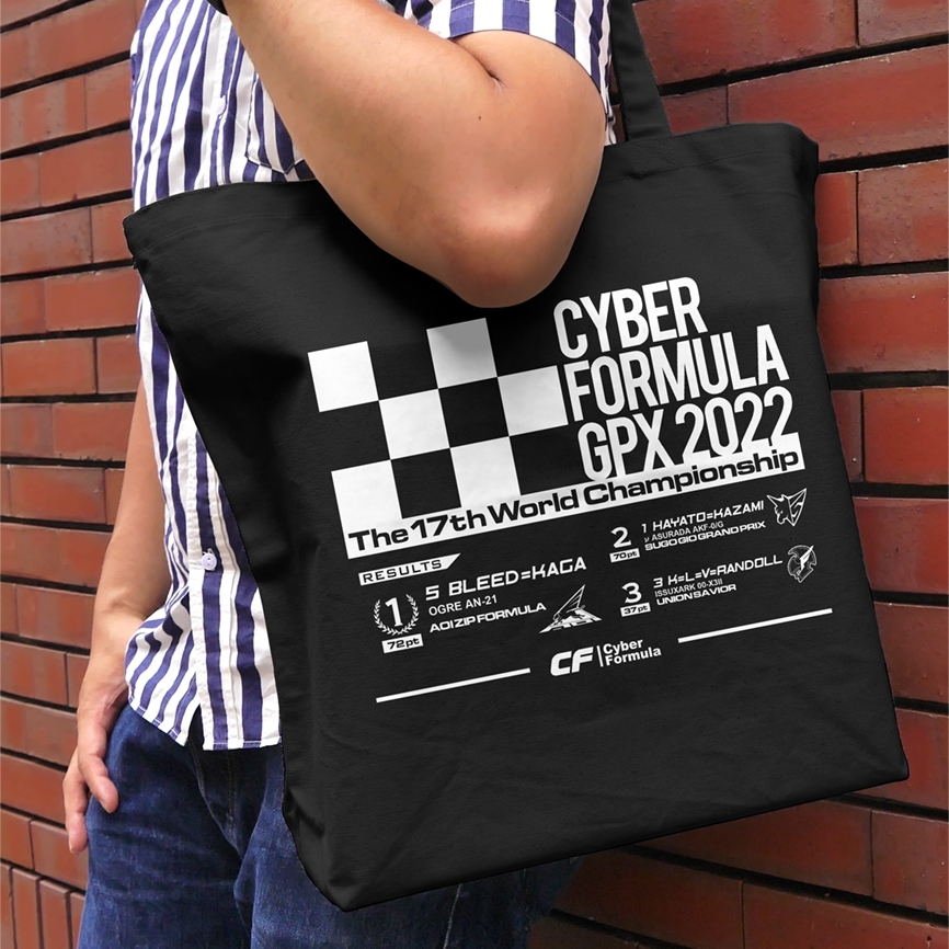 新世紀GPXサイバーフォーミュラSIN 第17回WGP記念 ラージトート/BLACK 画像 2 | AniSmile