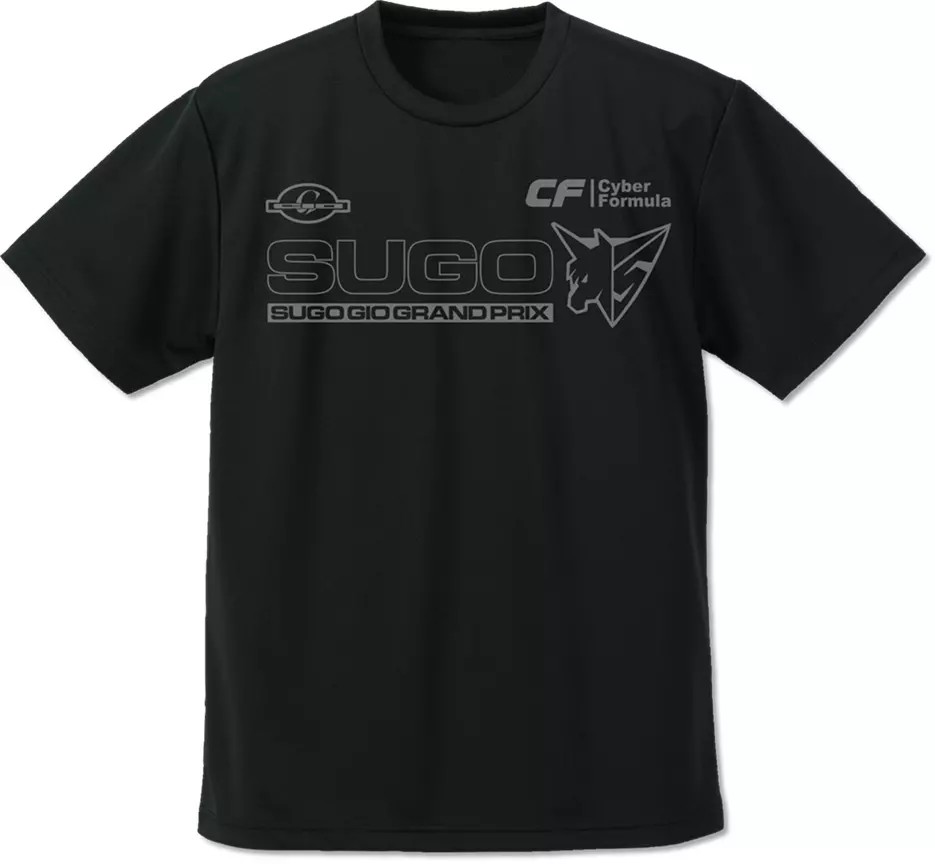新世紀GPXサイバーフォーミュラSIN スゴウGIOグランプリ ドライTシャツ/BLACK-M 画像 2 | AniSmile