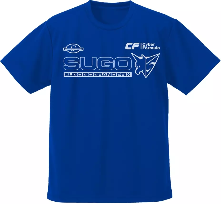 新世紀GPXサイバーフォーミュラSIN スゴウGIOグランプリ ドライTシャツ/BLUE-M 画像 2 | AniSmile