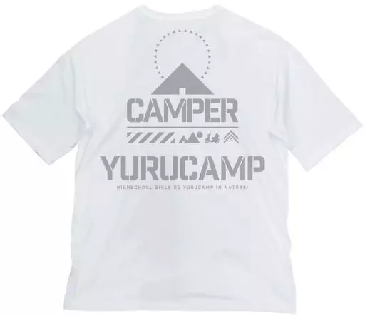 ゆるキャン△ ビッグシルエットTシャツ Ver.2.0/WHITE-XL - 公式商品画像 | AniSmile